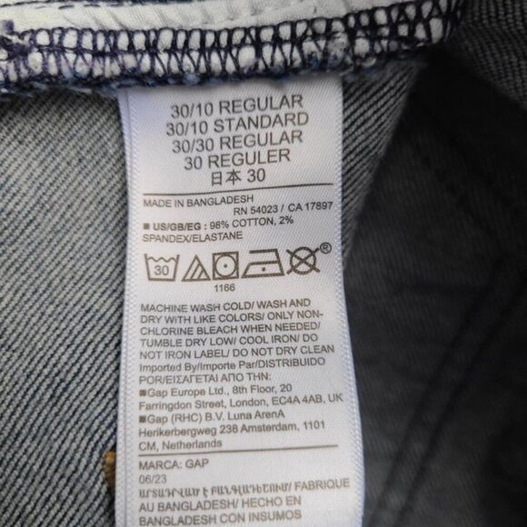Gap Vintage Slim Mid Rise Jeans size 30/10 - Picture 11 of 12